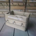 Wooden boxes with accessories